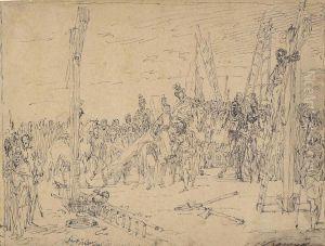 La Crucifixion by Claude Gillot