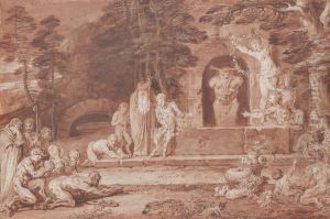 Fete Du Dieu Pan by Claude Gillot