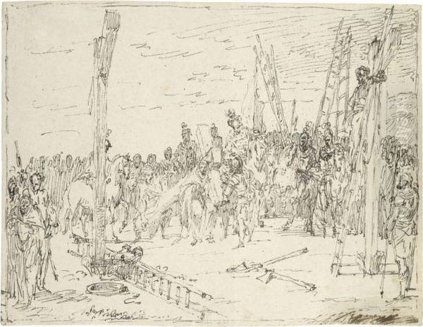 The Arrival Of Christ At Golgotha - view 1