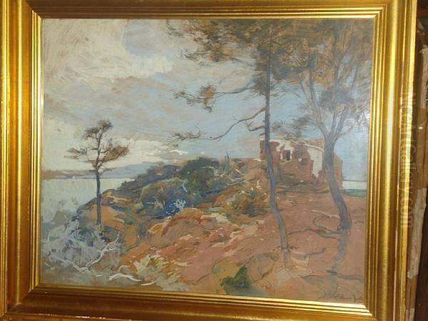 Remote Mediterranean Landscape With A Smallhut - view 1