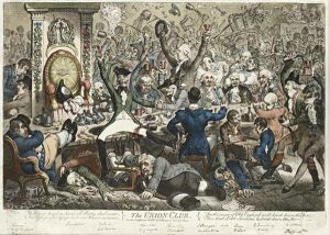 The Union Club by James Gillray
