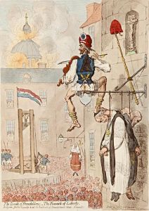 The Zenith Of French Glory - The Pinnacle Of Liberty by James Gillray