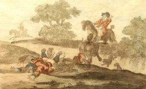 "hounds Finding" by James Gillray