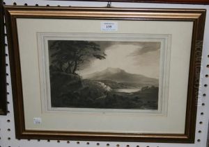 Mountainous Landscape With Lake by William Gilpin