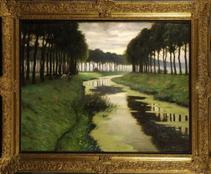 Canal En Flandres by Victor Olivier Gilsoul