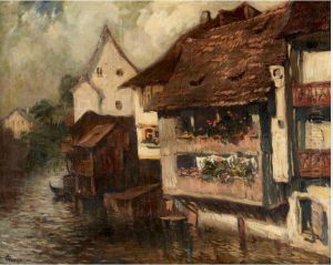 Nurnbergi Varosreszlet by Lajos Gimes