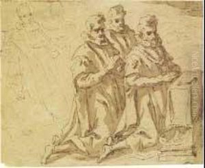 Tre Figure Inginocchiate