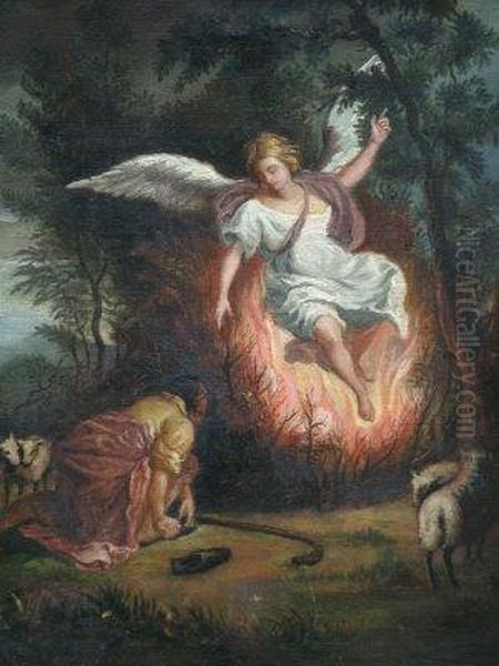 Angel Appearing Before A Shepherd - view 1