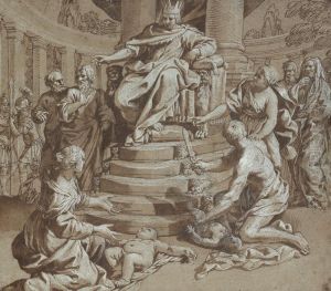Le Jugement De Salomon by Giacinto Gimignani