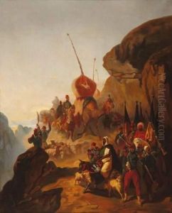 Etude Pour Le Retour D'une Colonne Apres Une Razzia