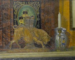 The Porcelain Bull by Charles Ginner