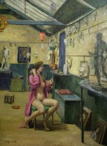 Slade Cast Room, Mrs. Avril M. Burleigh S.w.a. by Louis Ginnett