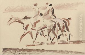 Corsa Di Cavalli by Gino De Finetti