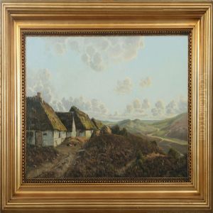 Heath With Thatched Houses