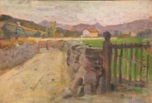 Scorcio Di Strada Di Campagna by Luigi Gioli