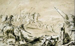 Scena Di Battaglia Antica by Antonio Gionima