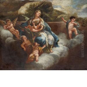 An Allegory Of Charity by Luca Giordano