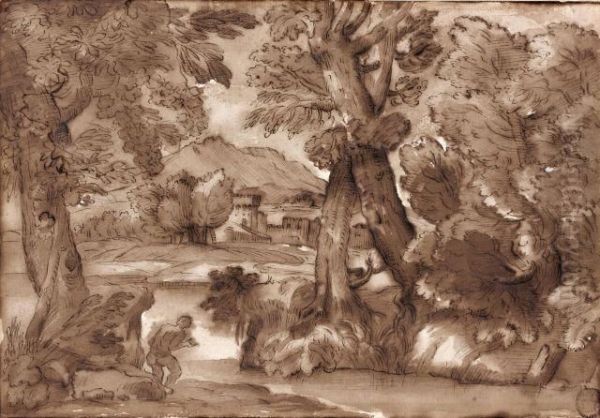 Paysages Avec Fortifications En Arriere-plan - view 1
