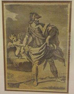 Marte Pronto Per Combattere, Tratenuto Dal Genio Allato by Giacomo Maria Giovannini