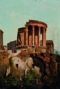Veduta Di Tivoli by Vincenzo Giovannini