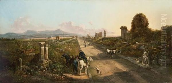 Veduta Dell""antica Via Appia Con Rovine - view 1