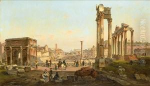 The Forum, Rome by Vincenzo Giovannini