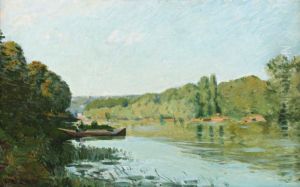 Bord De L'oise by Leon Giran-Max