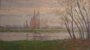 Les Bords De L'oise by Leon Giran-Max