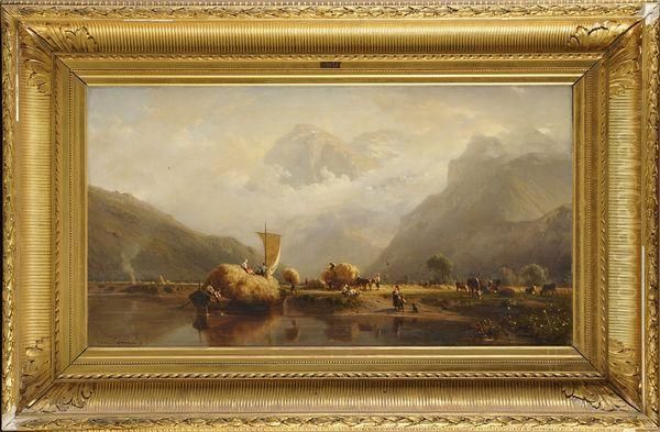 Les Moissons Dans La Vallee De Glaris En Suisse - view 1