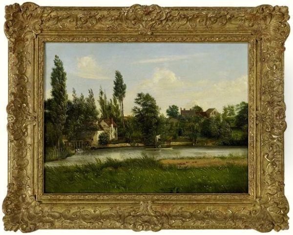 Englische Flusslandschaft - view 1