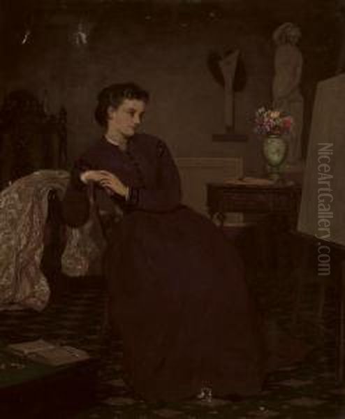 A Lady Artist, Inspiration - view 1