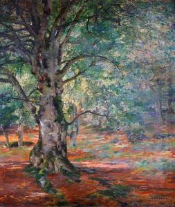 Le Hetre Au Bas-preau by Louis-Auguste Girardot