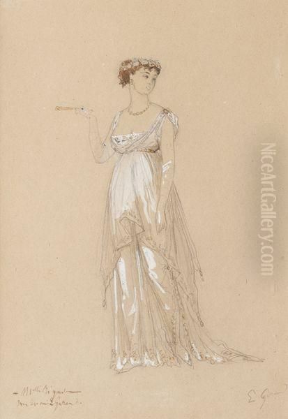 Portrait De Mademoiselle Mignard - view 1