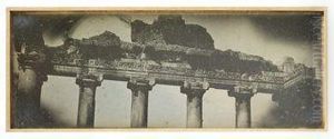 Rome 1842. Temple]de La Concorde by Joseph Philibert Girault De Prangey