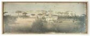 Rome. Jardins, Villa Medici by Joseph Philibert Girault De Prangey