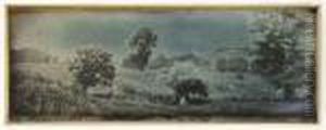 Environs De Rome. Vue Prise Du Rio Del Dio Redicolo by Joseph Philibert Girault De Prangey