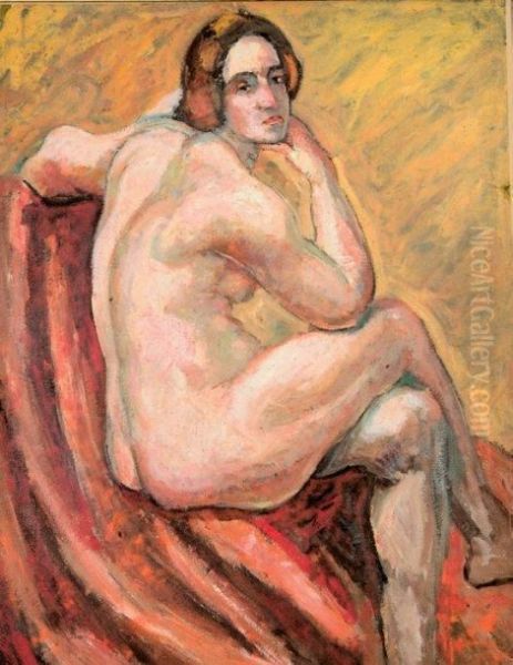 Jeune Femme Les Bras Croises - view 1