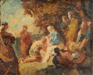 L'adoration Des Mages by David Eugene Girin