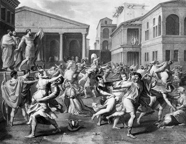 The Rape Of The Sabine Women, After Poussin - view 1