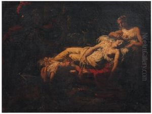 La Mort De Cleopatre by Anne-Louis Girodet de Roucy-Triosson