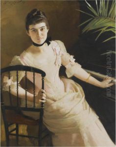 Lady Seated At A Piano