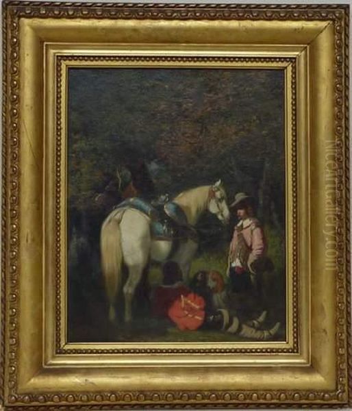 Chasseurs Au Repos - view 1