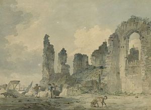 Ruins Of The Savoy Palace by Thomas Girtin