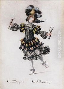 The Dancer Beauchamp As ``la Chirurgie' by Henri Gissey