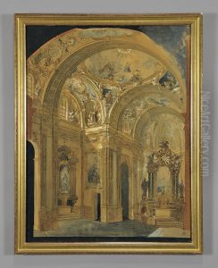Progetto Di Decorazione Della Chiesa Parrocchiale Di Sant'andrea In Bra by Bartolomeo Giuliano