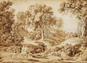 Italienische Landschaften Mit Fischern Undjagern by Filippo Giuntotardi