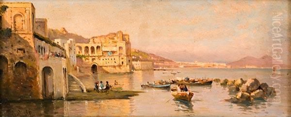 Marina Con Barche A Palazzo Donn'anna - view 1