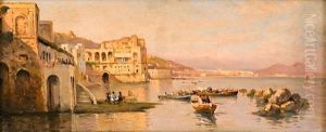Marina Con Barche A Palazzo Donn'anna