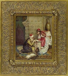 Orientalische Interieurszene by Faustino Luigi Giusto