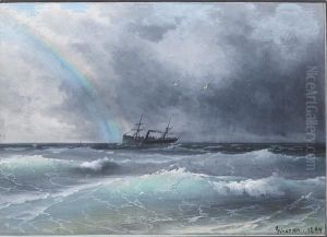 Rainbow Breaking Through The Storm